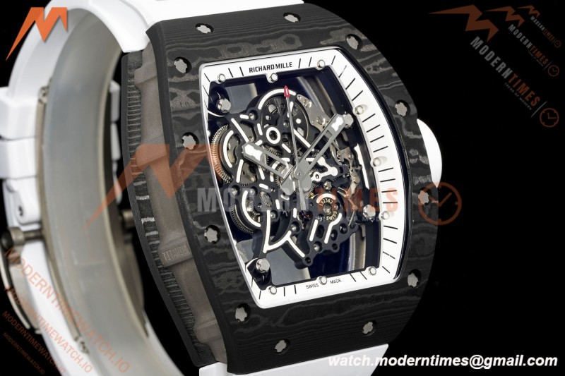 Richard Mille - RM055 Bubba Watson Black NTPT/Wht RU Skeleton Dial MILLEF RMUL2