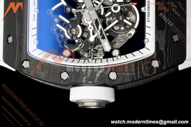 Richard Mille - RM055 Bubba Watson Black NTPT/Wht RU Skeleton Dial MILLEF RMUL2