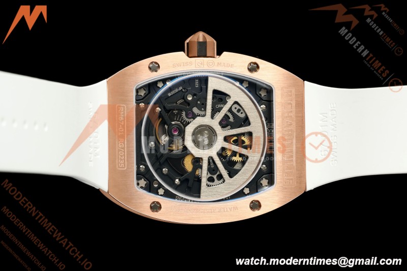 Richard Mille - RM67-01 Dia RG/Wht RU Skeleton Dial AVF CRMA6