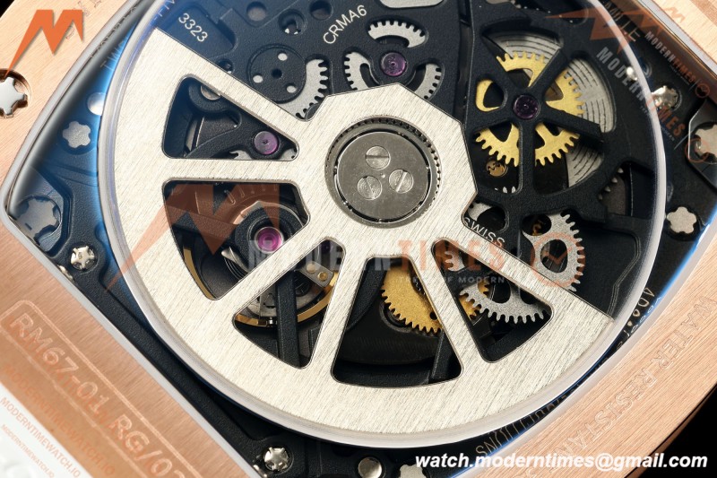 Richard Mille - RM67-01 Dia RG/Wht RU Skeleton Dial AVF CRMA6