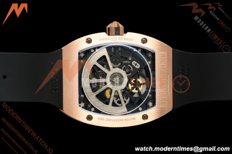 Richard Mille - RM67-01 Dia RG/Blk RU Skeleton Dial AVF CRMA6