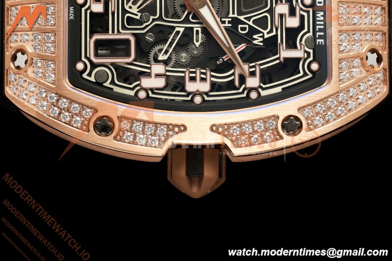 Richard Mille - RM67-01 Dia RG/Blk RU Skeleton Dial AVF CRMA6