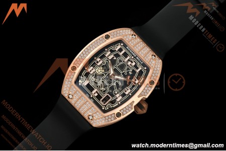 Richard Mille - RM67-01 Dia RG/Blk RU Skeleton Dial AVF CRMA6