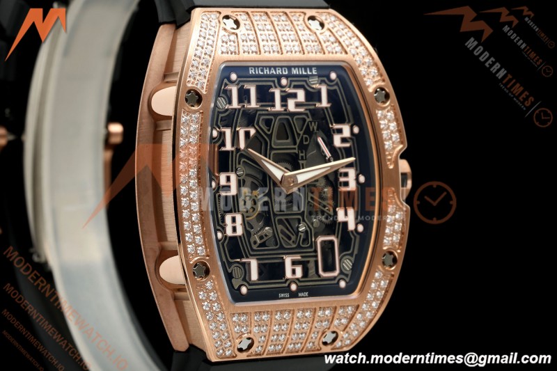 Richard Mille - RM67-01 Dia RG/Blk RU Skeleton Dial AVF CRMA6