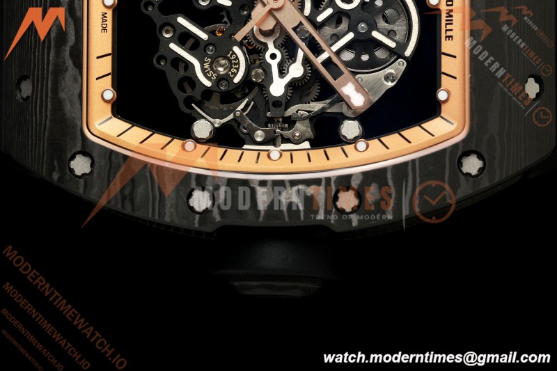 Richard Mille - RM055 Bubba Watson Asia Edition Black NTPT/RU BLK/RG Skeleton MILLEF RMUL2