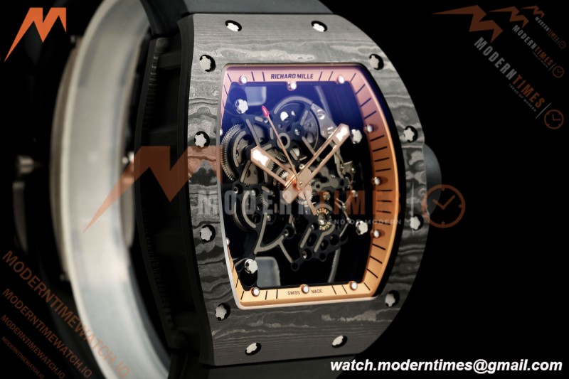 Richard Mille - RM055 Bubba Watson Asia Edition Black NTPT/RU BLK/RG Skeleton MILLEF RMUL2