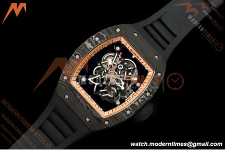 Richard Mille - RM055 Bubba Watson Asia Edition Black NTPT/RU BLK/RG Skeleton MILLEF RMUL2