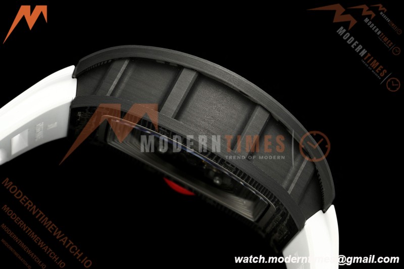 Richard Mille - RM055 Bubba Watson Black NTPT/Wht RU Wht/Red Skeleton Dial MILLEF RMUL2