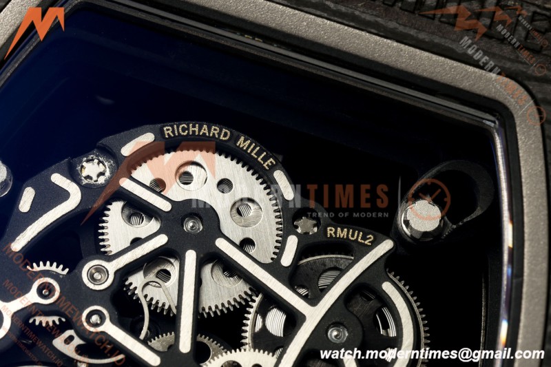 Richard Mille - RM055 Bubba Watson Black NTPT/Wht RU Wht/Red Skeleton Dial MILLEF RMUL2