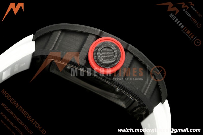 Richard Mille - RM055 Bubba Watson Black NTPT/Wht RU Wht/Red Skeleton Dial MILLEF RMUL2