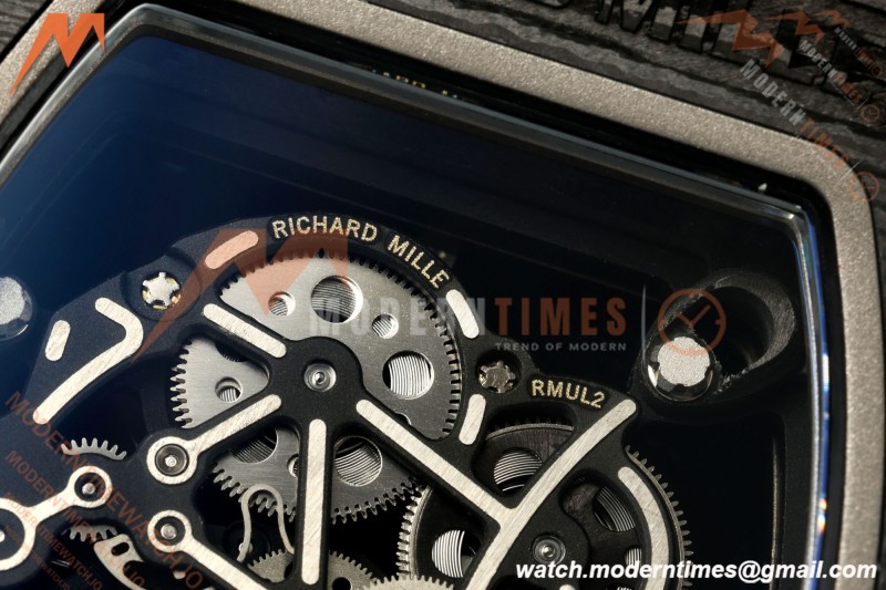 Richard Mille - RM055 Bubba Watson Black NTPT/Blu RU Skeleton Dial MILLEF RMUL2