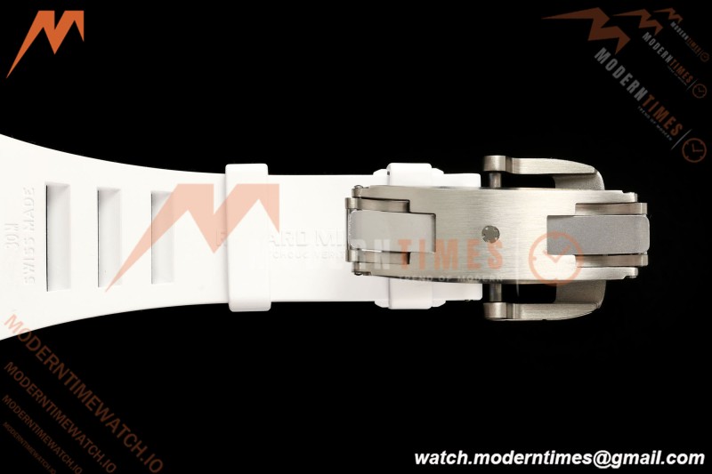 Richard Mille - RM055 Bubba Watson Black NTPT/Wht RU Wht/Red Skeleton Dial MILLEF RMUL2 Free Sprung