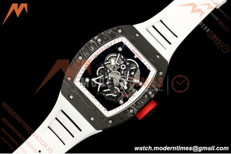 Richard Mille - RM055 Bubba Watson Black NTPT/Wht RU Wht/Red Skeleton Dial MILLEF RMUL2 Free Sprung
