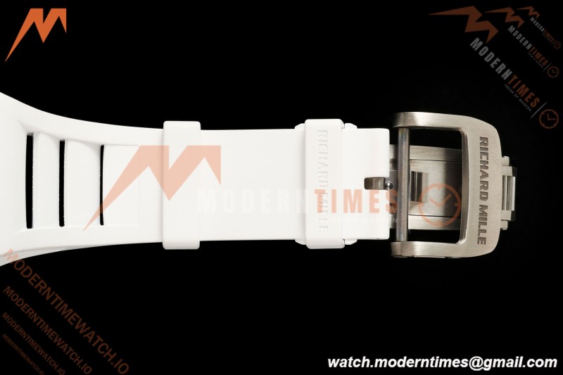 Richard Mille - RM055 Bubba Watson Black NTPT/Wht RU Wht/Red Skeleton Dial MILLEF RMUL2 Free Sprung