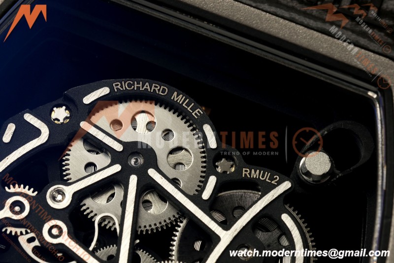 Richard Mille - RM055 Bubba Watson Black NTPT/Black RU RG/Blk Skeleton Dial MILLEF RMUL2 Free Sprung