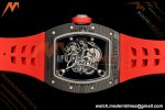 Richard Mille - RM055 Bubba Watson Black NTPT/Red RU Blk/Red Skeleton Dial MILLEF RMUL2 Free Sprung