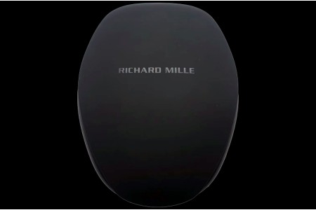 Richard Mille - Black Oval Leather Watch Box Set Top 1:1 Quality with Booklet and Tag