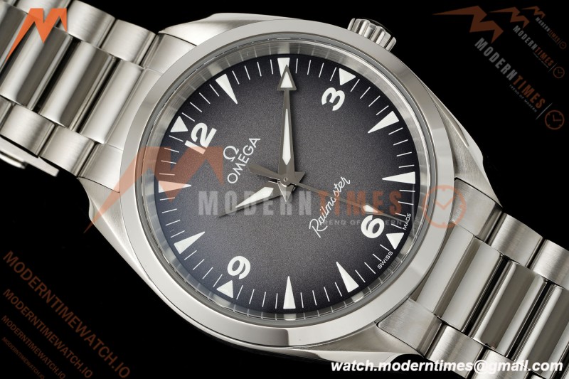 Omega - Seamaster Railmaster Automatic 38mm SS/SS Grey VSF A8806
