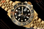 Rolex - GMT II 126718GRNR 40mm 904L Jub YG/YG Black Dial QF VR3285