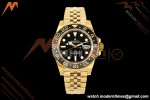Rolex - GMT II 126718GRNR 40mm 904L Jub YG/YG Black Dial QF VR3285