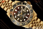 Rolex - GMT II 126718GRNR 40mm 904L Jub YG/YG Tiger Iron Dial QF VR3285