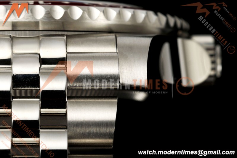 Rolex - GMT II 126710BLRO Pepsi 40mm 904L Jub SS/SS Black Dial QF JH3285 Free Sprung