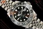Rolex - GMT II 126710GRNR Bruce Wayne 40mm 904L Jub SS/SS Black Dial QF JH3285 Free Sprung