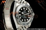 Rolex - GMT II 126710GRNR Bruce Wayne 40mm 904L Jub SS/SS Black Dial QF JH3285 Free Sprung