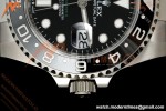 Rolex - GMT II 126710GRNR Bruce Wayne 40mm 904L Oys SS/SS Black Dial RF JH3285 Free Sprung