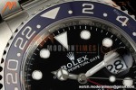 Rolex - GMT II 126710BLRO Pepsi 40mm 904L Oys SS/SS Black Dial RF JH3285 Free Sprung