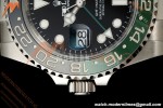 Rolex - GMT II 126720VTNR LHD 40mm 904L Oys SS/SS Black Dial RF JH3285 Free Sprung