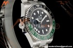 Rolex - GMT II 126720VTNR LHD 40mm 904L Oys SS/SS Black Dial RF JH3285 Free Sprung