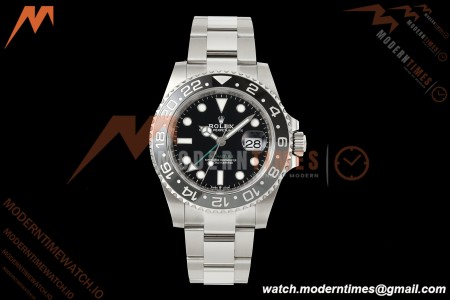 Rolex - GMT II 126710GRNR Bruce Wayne 40mm 904L Oys SS/SS Black Dial RF JH3285