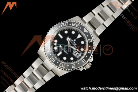 Rolex - GMT II 126710GRNR Bruce Wayne 40mm 904L Oys SS/SS Black Dial RF JH3285