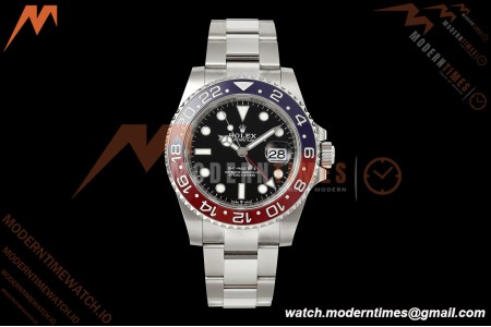 Rolex - GMT II 126710BLRO Pepsi 40mm 904L Oys SS/SS Black Dial RF JH3285