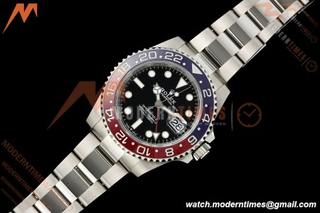 Rolex - GMT II 126710BLRO Pepsi 40mm 904L Oys SS/SS Black Dial RF JH3285