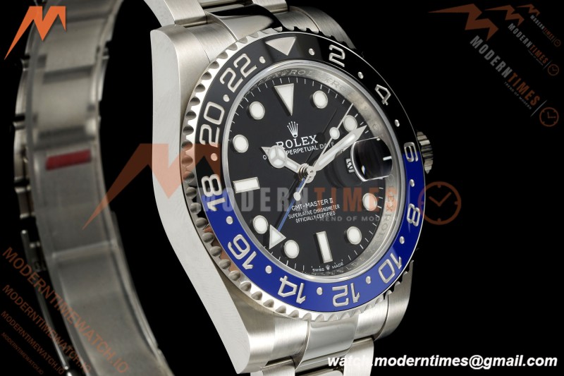 Rolex - GMT II 126710BLNR Batman 40mm 904L Oys SS/SS Black Dial RF JH3285
