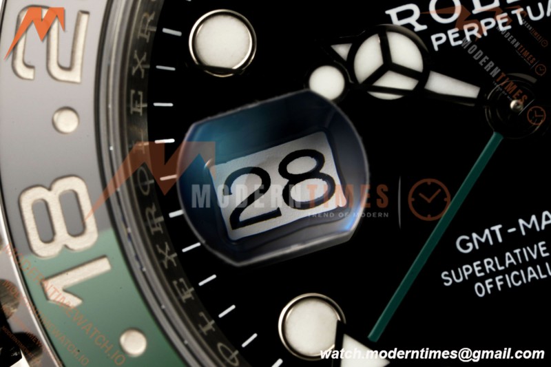 Rolex - GMT II 126720VTNR LHD 40mm 904L Oys SS/SS Black Dial RF JH3285
