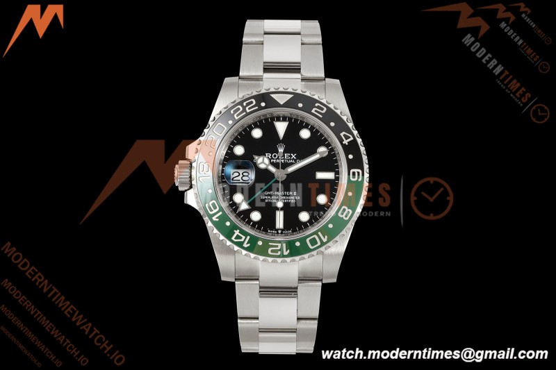 Rolex - GMT II 126720VTNR LHD 40mm 904L Oys SS/SS Black Dial RF JH3285