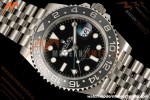 Rolex - GMT II 126710GRNR Bruce Wayne 40mm 904L Jub SS/SS Black Dial RF JH3285 Free Sprung