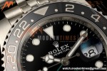 Rolex - GMT II 126710GRNR Bruce Wayne 40mm 904L Jub SS/SS Black Dial RF JH3285 Free Sprung