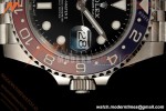 Rolex - GMT II 126710BLRO Pepsi 40mm 904L Jub SS/SS Black Dial RF JH3285 Free Sprung