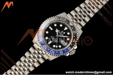 Rolex - GMT II 126710BLNR Batgirl 40mm 904L Jub SS/SS Black Dial RF JH3285