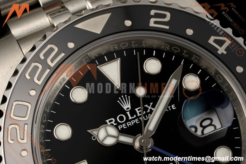 Rolex - GMT II 126710BLNR Batgirl 40mm 904L Jub SS/SS Black Dial RF JH3285