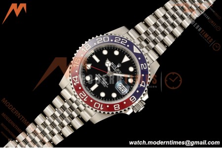 Rolex - GMT II 126710BLRO Pepsi 40mm 904L Jub SS/SS Black Dial RF JH3285