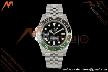 Rolex - GMT II 126720VTNR LHD 40mm 904L Jub SS/SS Black Dial RF JH3285