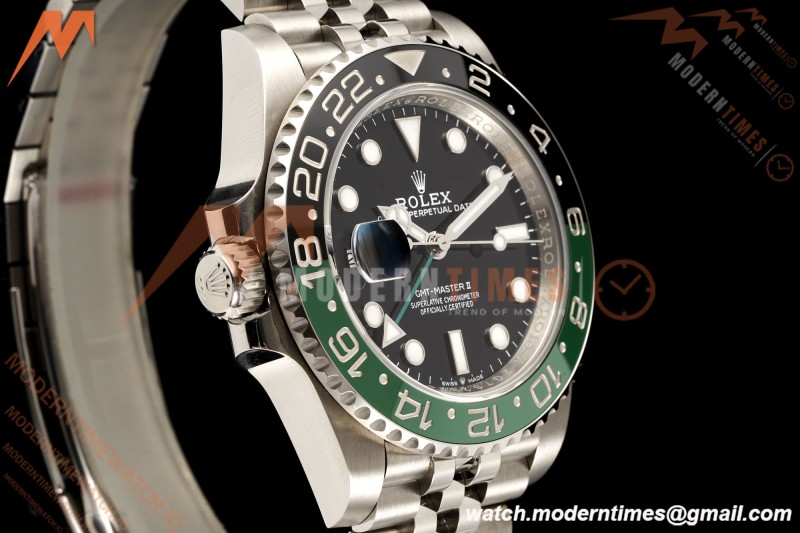 Rolex - GMT II 126720VTNR LHD 40mm 904L Jub SS/SS Black Dial RF JH3285