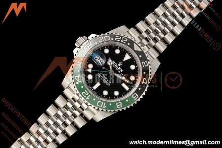 Rolex - GMT II 126720VTNR LHD 40mm 904L Jub SS/SS Black Dial RF JH3285