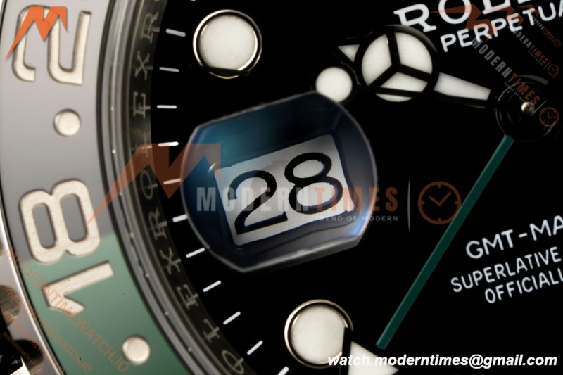 Rolex - GMT II 126720VTNR LHD 40mm 904L Jub SS/SS Black Dial RF JH3285