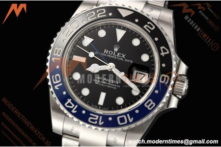 Rolex - GMT II 126710BLNR Batman 40mm 904L Oys SS/SS Black Dial VSF V3 DD3285